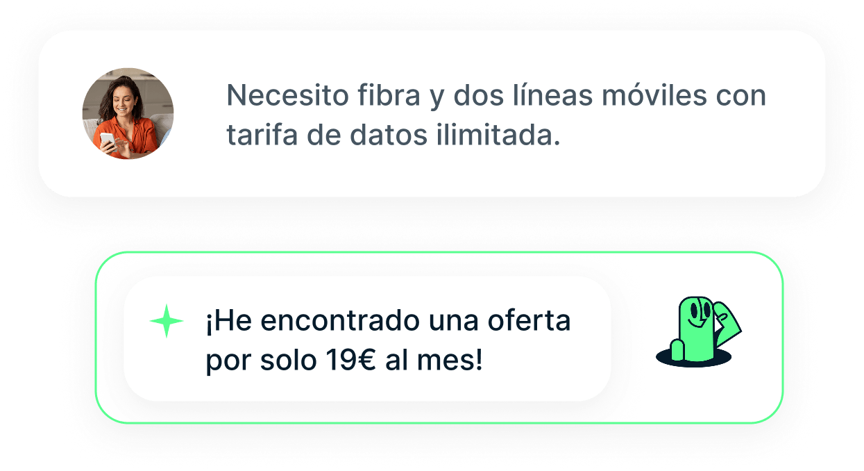 Tenemos las tarifas más baratas